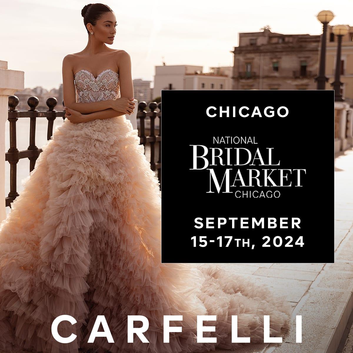 Carfelli at Chicago Bridal Market  September 15-17th, 2024